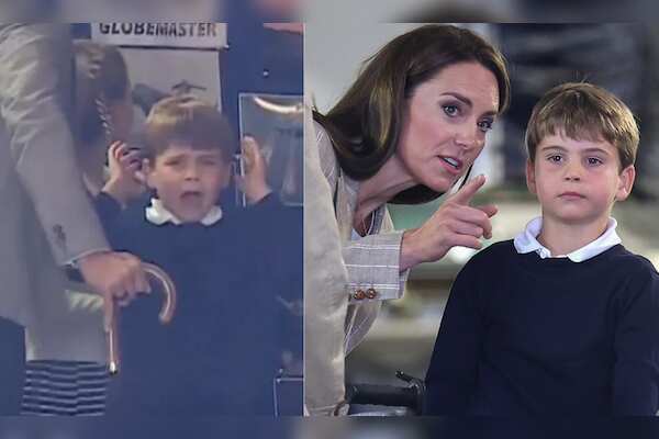 Prince Louis Charms Everyone at International Air Tattoo Event