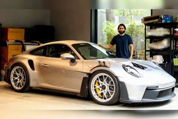 Naga Chaitanya Creates Buzz with Purchase of First Porsche 911 GT3 RS in Hyderabad