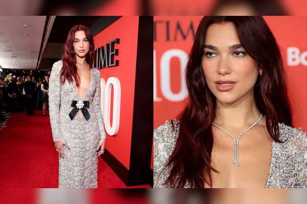 Dua Lipa Wows at Time100 Gala in NYC with Bold Fashion Choice and Celeb Encounters